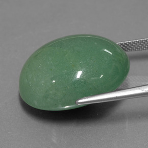 40,33 ctw natürlicher grüner Aventurin, Oval Schliff, Lichtdurchlässig