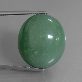 47,19 ctw natürlicher grüner Aventurin, Oval Schliff, Lichtdurchlässig
