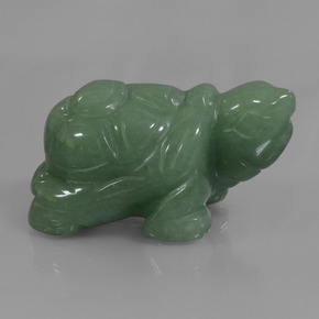 9,17 ctw natürlicher Grün Aventurin, Ausgefallene Form, Lichtundurchlässig