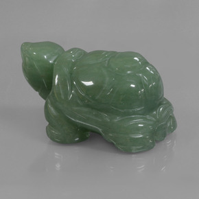 9,17 ctw natürlicher Grün Aventurin, Ausgefallene Form, Lichtundurchlässig