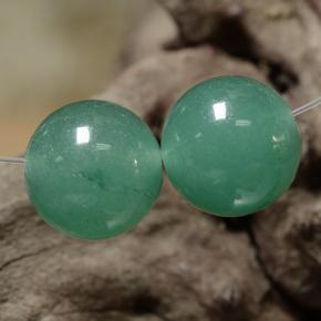 7,40 ct natürliche grüner Aventurin-Edelsteine, Sphäre / Kugel, Lichtdurchlässig