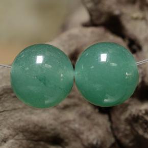 7,40 ct natürliche grüner Aventurin-Edelsteine, Sphäre / Kugel, Lichtdurchlässig