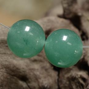 7,40 ct natürliche grüner Aventurin-Edelsteine, Sphäre / Kugel, Lichtdurchlässig