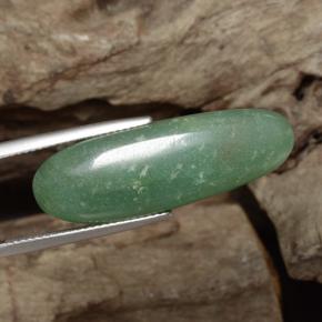 24,10 ctw natürlicher grüner Aventurin, Oval Schliff, Lichtdurchlässig