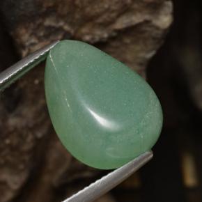 19,21 ctw natürlicher grüner Aventurin, Fantasieschliff, Lichtdurchlässig