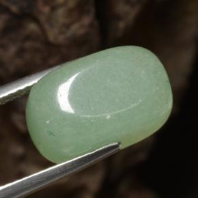 10,91 ctw natürlicher grüner Aventurin, Fantasieschliff, Lichtdurchlässig