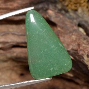 13,43 ctw natürlicher grüner Aventurin, Trillion, Lichtdurchlässig