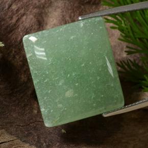 9,17 ctw natürlicher Grün Aventurin, Baguette, Lichtdurchlässig