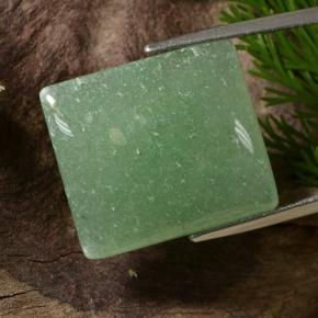 9,17 ctw natürlicher Grün Aventurin, Baguette, Lichtdurchlässig