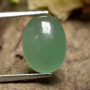 3,42 ctw natürlicher grüner Aventurin, Oval Schliff, Lichtdurchlässig