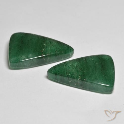 15.94 ct natürliche hellgrün Aventurin-Edelsteine, Trillion, Lichtdurchlässig