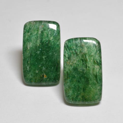 10,83 ct natürliche grüner Aventurin-Edelsteine, Baguette, Lichtdurchlässig