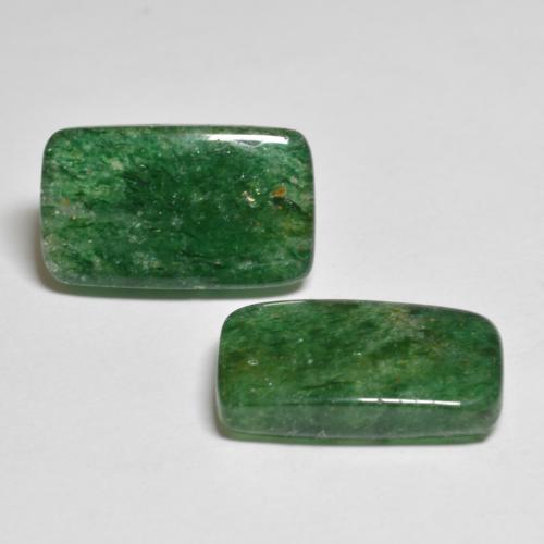 10,83 ct natürliche grüner Aventurin-Edelsteine, Baguette, Lichtdurchlässig