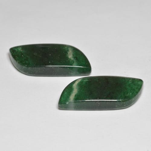 18,68 ct natürliche grüner Aventurin-Edelsteine, Fantasieschliff, Lichtdurchlässig