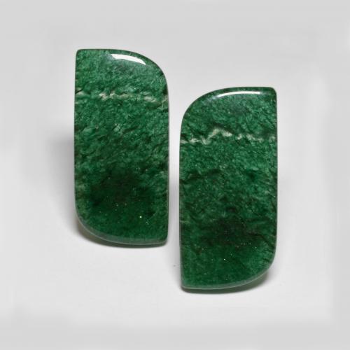 26,15 ct natürliche grüner Aventurin-Edelsteine, Fantasieschliff, Lichtdurchlässig