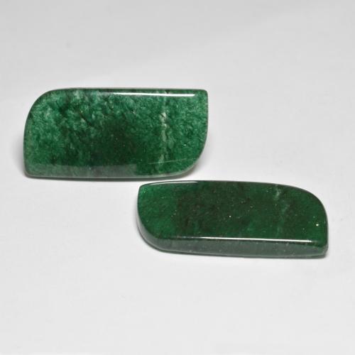 26,15 ct natürliche grüner Aventurin-Edelsteine, Fantasieschliff, Lichtdurchlässig