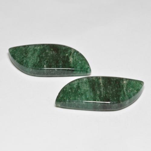 23,52 ct natürliche grüner Aventurin-Edelsteine, Fantasieschliff, Lichtdurchlässig