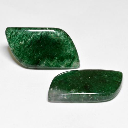 16,88 ct natürliche grüner Aventurin-Edelsteine, Fantasieschliff, Lichtdurchlässig