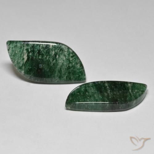 23.52 ct natürliche Waldgrün Aventurin-Edelsteine, Fantasie, Lichtdurchlässig