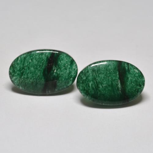 13,04 ct natürliche grüner Aventurin-Edelsteine, Oval Schliff, Lichtdurchlässig