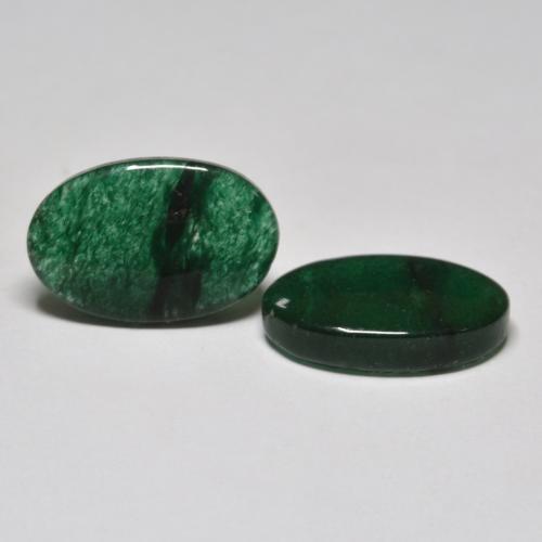 13,04 ct natürliche grüner Aventurin-Edelsteine, Oval Schliff, Lichtdurchlässig