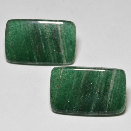 16,97 ct natürliche grüner Aventurin-Edelsteine, Baguette, Lichtdurchlässig