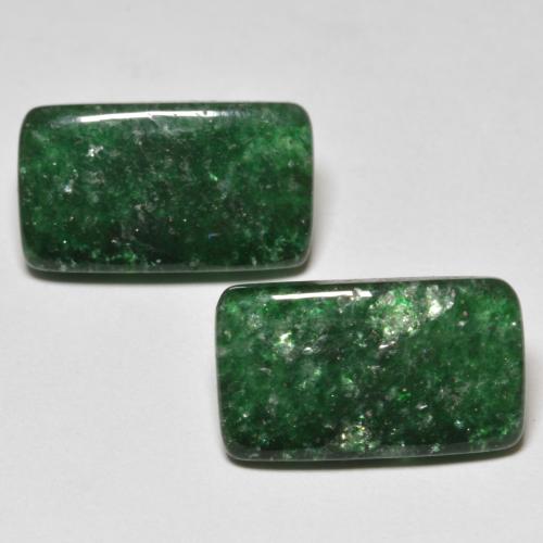 11,49 ct natürliche grüner Aventurin-Edelsteine, Baguette, Lichtdurchlässig