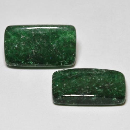 11,49 ct natürliche grüner Aventurin-Edelsteine, Baguette, Lichtdurchlässig