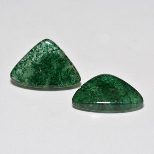 9,73 ct natürliche grüner Aventurin-Edelsteine, Trillion, Lichtdurchlässig