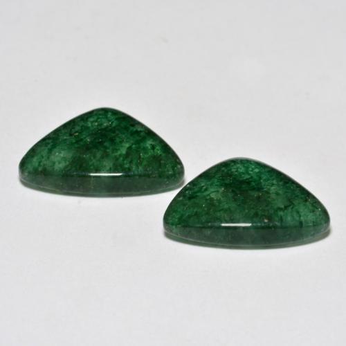 9,73 ct natürliche grüner Aventurin-Edelsteine, Trillion, Lichtdurchlässig