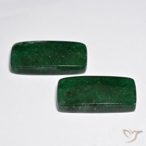 21,63 ct natürliche grüner Aventurin-Edelsteine, Baguette, Lichtdurchlässig