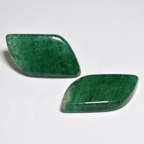 15,80 ct natürliche grüner Aventurin-Edelsteine, Fantasieschliff, Lichtdurchlässig
