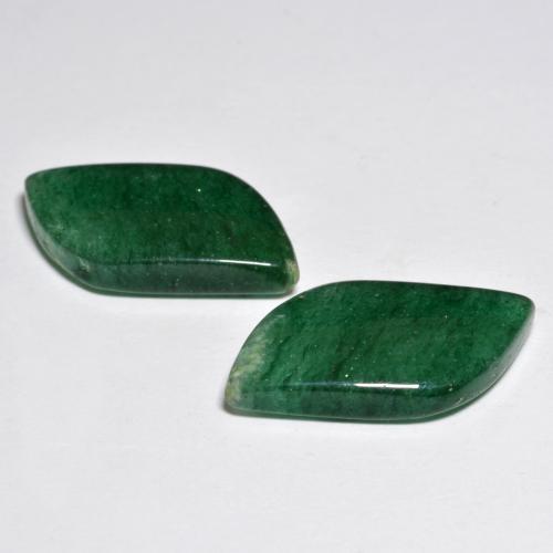 15,80 ct natürliche grüner Aventurin-Edelsteine, Fantasieschliff, Lichtdurchlässig