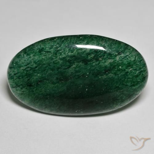 27.98ct Natürlicher Grün Aventurin, Oval, Lichtdurchlässig