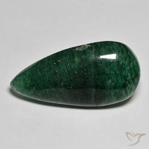15.68ct Natürlicher Grün Aventurin, Birnenform, Lichtdurchlässig