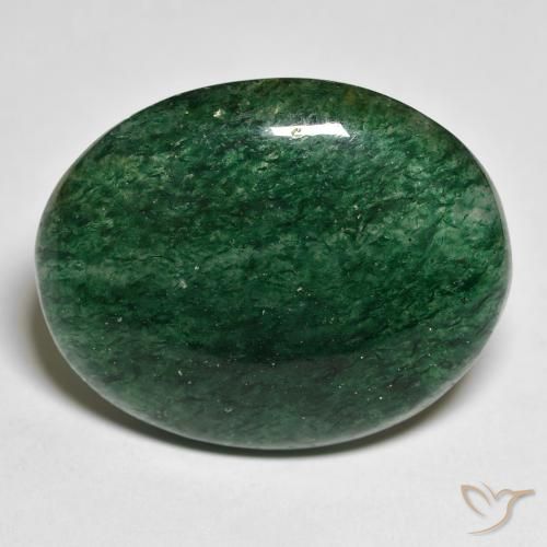 25.39ct Natürlicher Grün Aventurin, Oval, Lichtdurchlässig