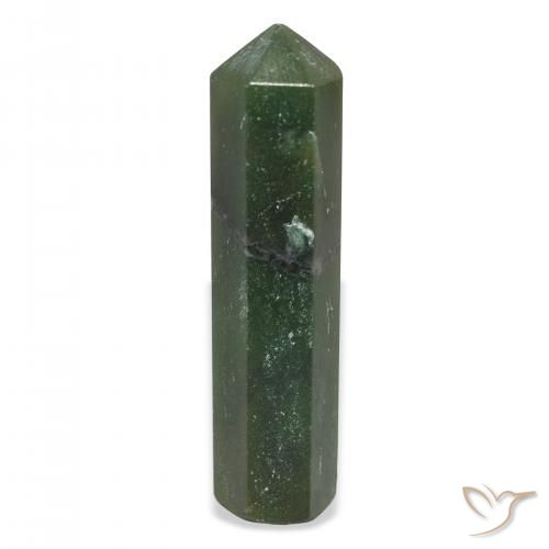 34.70ct Natürlicher Waldgrün Aventurin, Fantasie, Lichtundurchlässig, Photo A