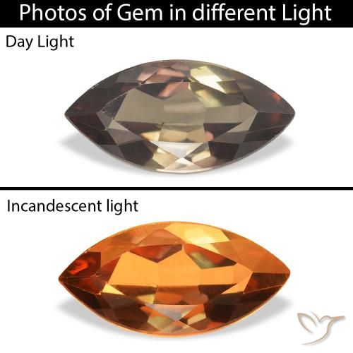 1.05ct Natürlicher hellbraun Axinit, Marquise, SI
