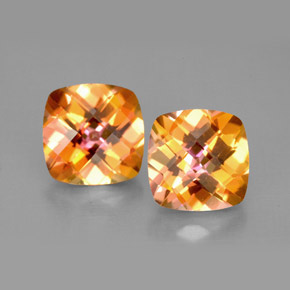  ct natürliche Top-Regenbogen Azotic-Topas-Edelsteine, Kissenschliff, VVS