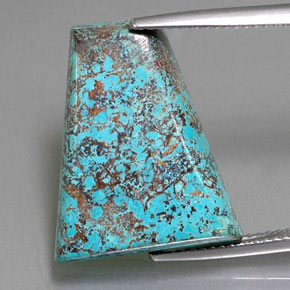 9,17 ctw natürlicher Mehrfarbig Blau Azurit, Ausgefallene Form, Lichtundurchlässig