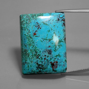 9,17 ctw natürlicher Vielfarbig-blau Informationen zu Azurit, Baguette, Lichtundurchlässig