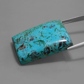 9,17 ctw natürlicher Vielfarbig-blau Informationen zu Azurit, Baguette, Lichtundurchlässig