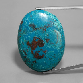 9,17 ctw natürlicher Vielfarbig-blau Informationen zu Azurit, Oval Schliff, Lichtundurchlässig