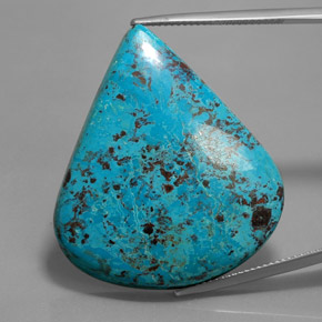 9,17 ctw natürlicher Vielfarbig-blau Informationen zu Azurit, Birnenform, Lichtundurchlässig