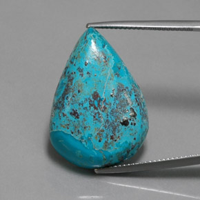 9,17 ctw natürlicher Vielfarbig-blau Informationen zu Azurit, Birnenform, Lichtundurchlässig