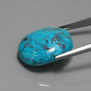 9,17 ctw natürlicher Vielfarbig-blau Informationen zu Azurit, Oval Schliff, Lichtundurchlässig