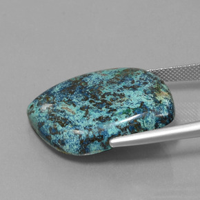 9,17 ctw natürlicher Vielfarbig-blau Informationen zu Azurit, Ausgefallene Form, Lichtundurchlässig