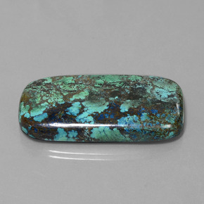 9,17 ctw natürlicher Mehrfarbig Blau Azurit, Kissenschliff, Lichtundurchlässig