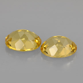  ct natürliche gelber Beryll-Edelsteine, Oval Schliff, VVS