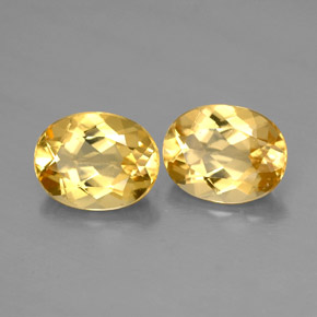  ct natürliche gelb-gold Beryll-Edelsteine, Oval Schliff, VVS-VS